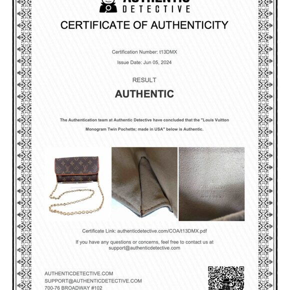 Louis Vuitton Monogram Twin Pochette (LVXX200) - Picture 12 of 12